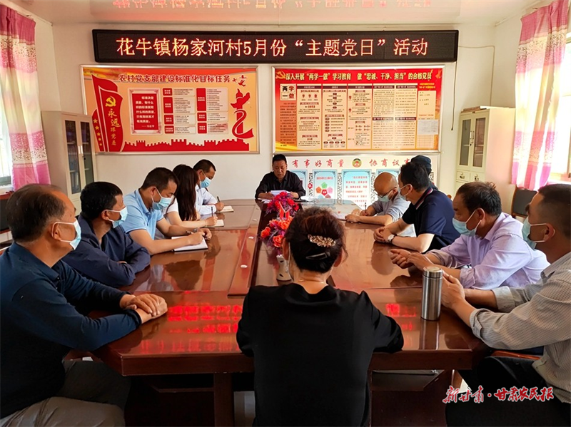 麦积区杨家河村：坚持党建引领谋发展 壮大集体经济促增收