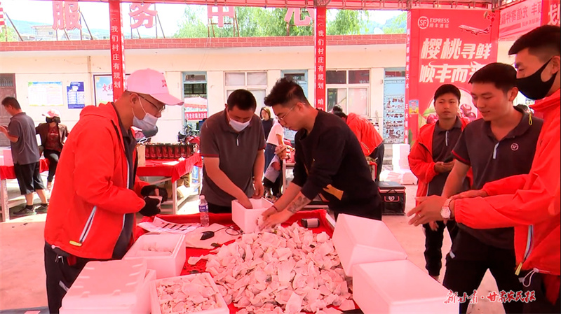 电商给力 “网红”果品秦州大樱桃畅销国内市场