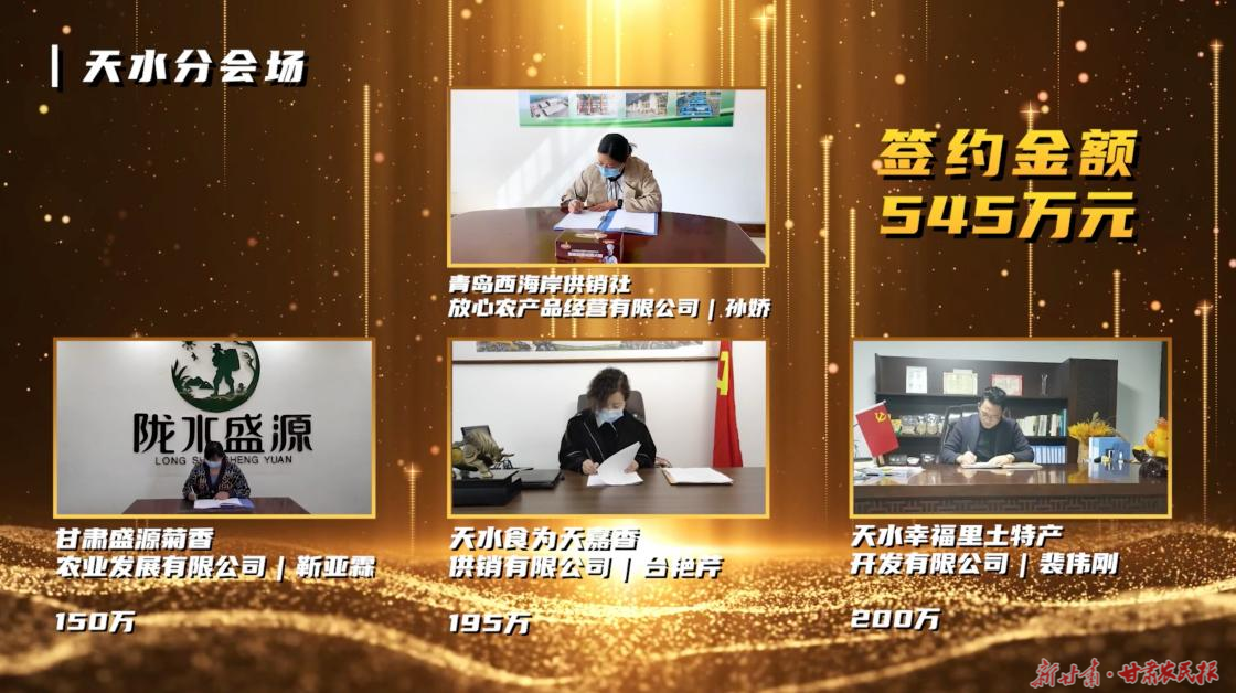 再话山海情！供销搭“云”台促陇货出甘入青 达成采购意向5000余万