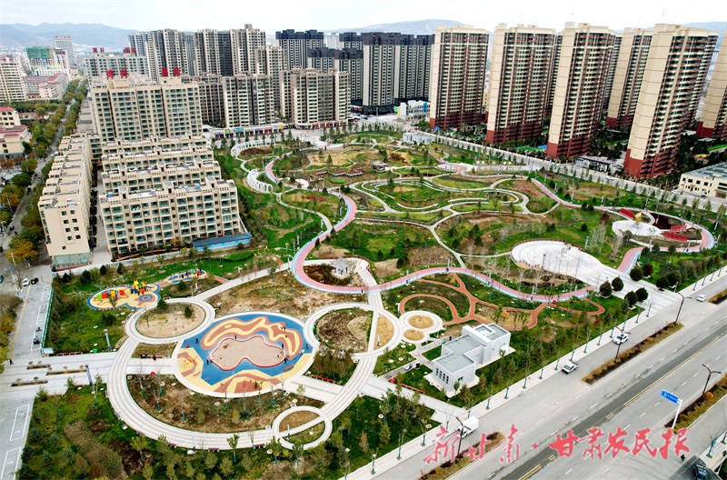 静宁：南河公园成为市民休闲运动好去处