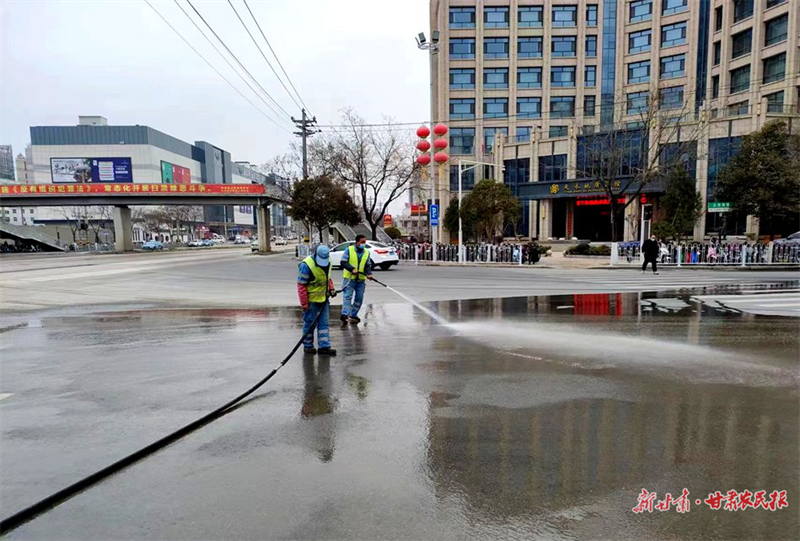 ​麦积环卫：助力创城 为文明添彩