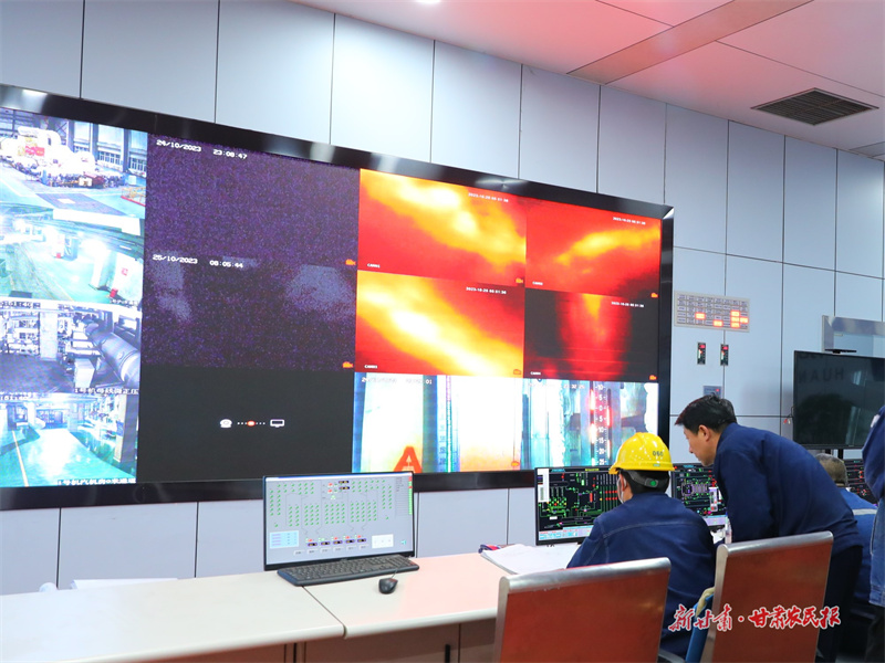 甘谷发电公司2号锅炉点火成功    

