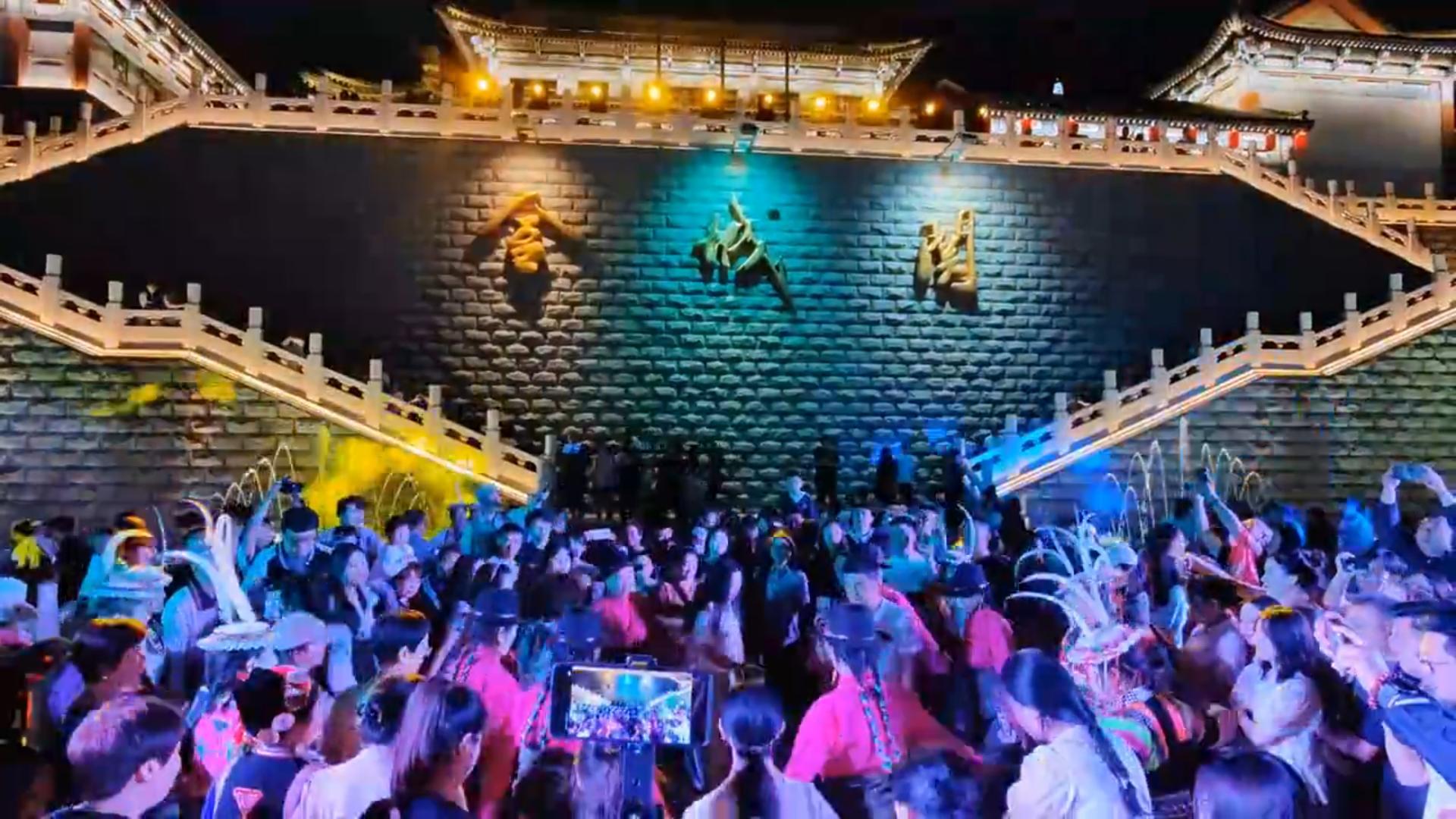 【如意甘肃·多彩非遗】甘肃非遗大舞台展演季：全省非遗进景区系列展业活动第三场次在金城关步行街演出