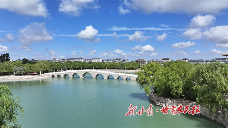 执“幸福河湖”之笔， 绘“生态瓜州”底色