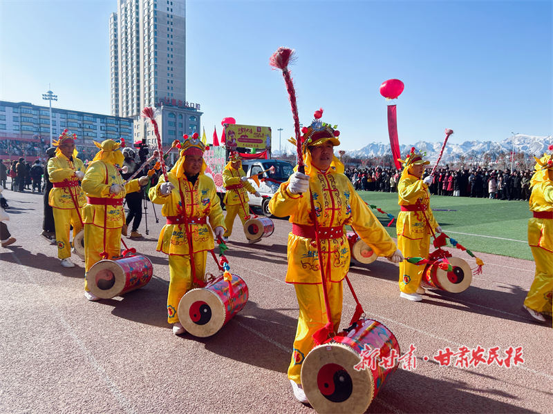 永登：社火闹新春 年味别样浓