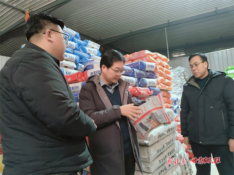 灵台：技术下乡 农资充足 春耕备耕正当时