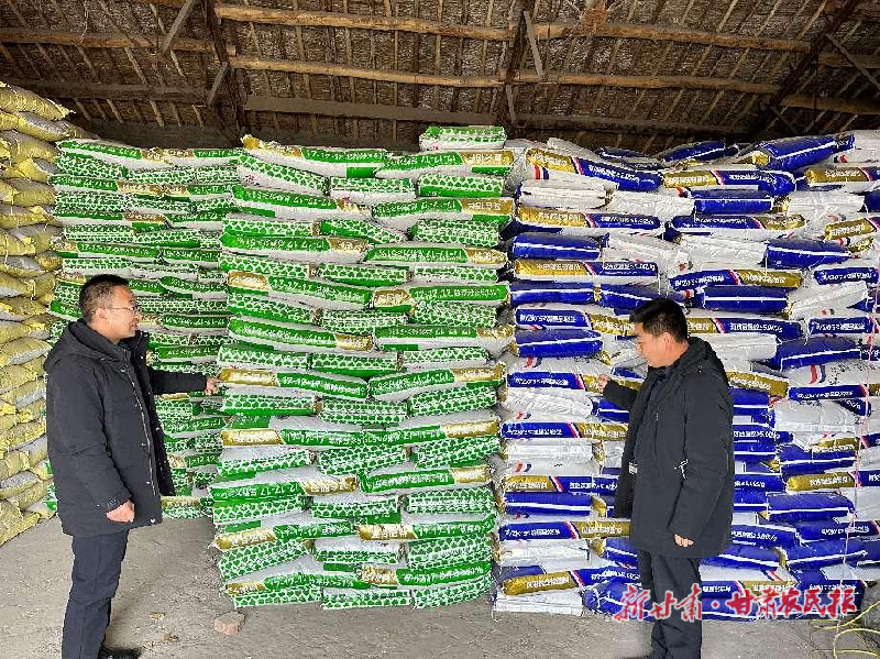 天祝：春启农耕新画卷 备足物资促丰年