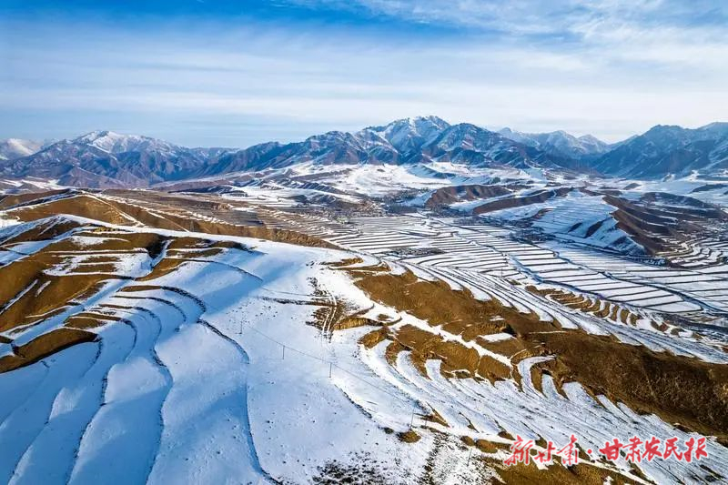 【图片新闻】天祝：雪后梯田别样美