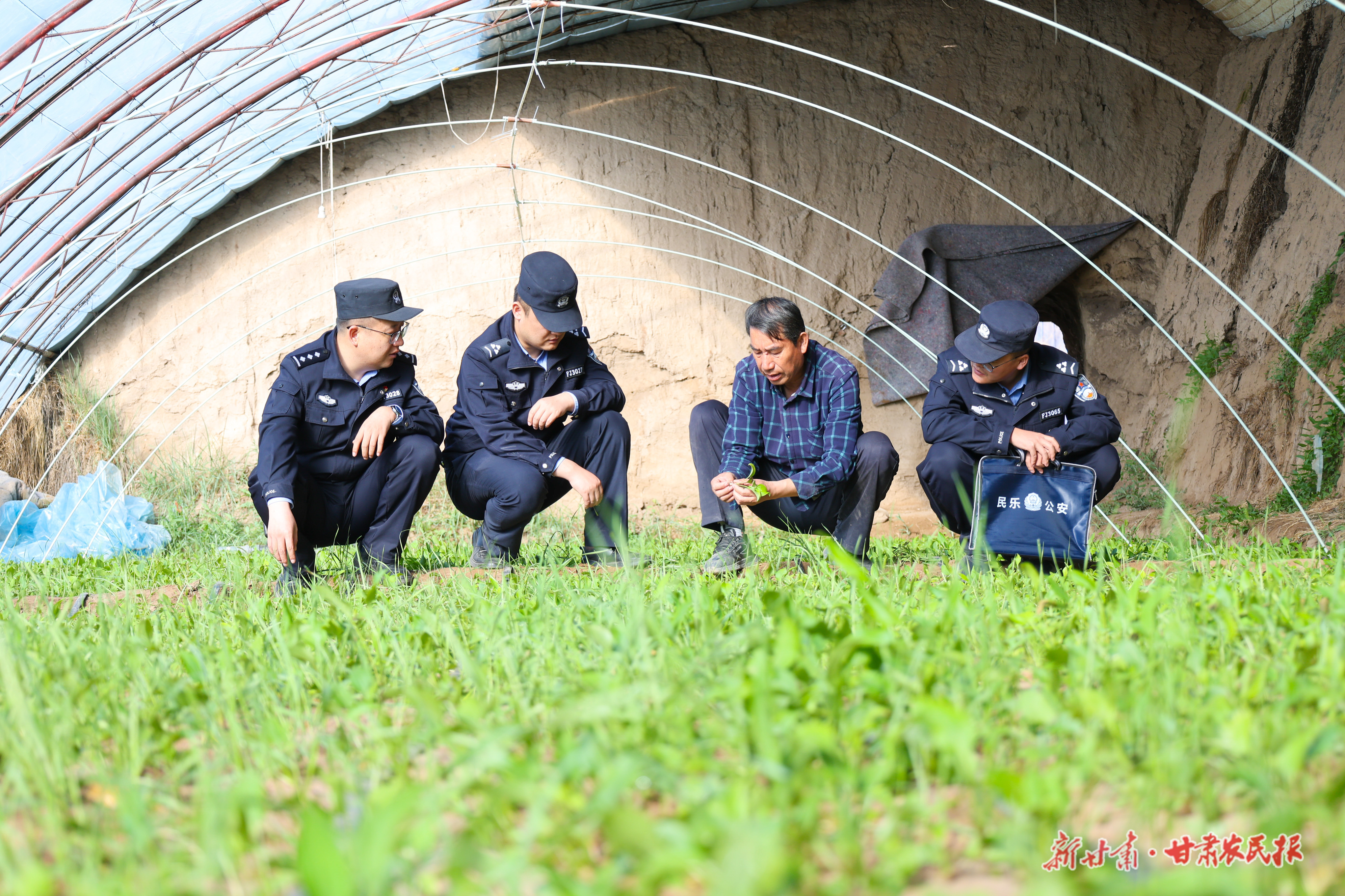 【图片新闻】民乐公安：做优“春耕警务”播撒“平安种子”