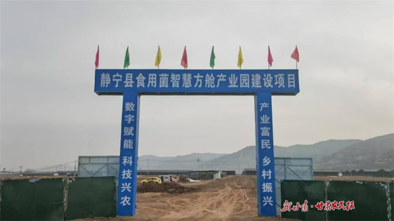 静宁：“智慧方舱”赋能食用菌产业产业
