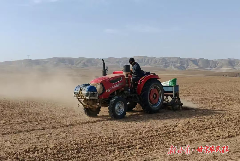 古浪:机械化播种助力春耕生产“加速跑”