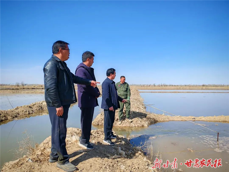 民勤县东湖镇：春耕保民生 春灌正当时