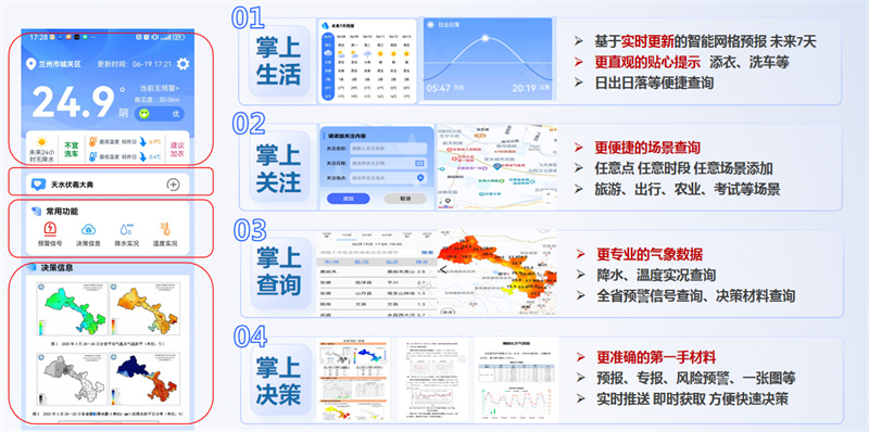 让气象服务“触手可及”——“甘肃天气”APP上线运行