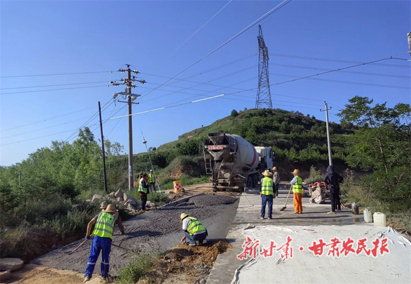 秦安县:以工代赈促就业 铺就乡村振兴路