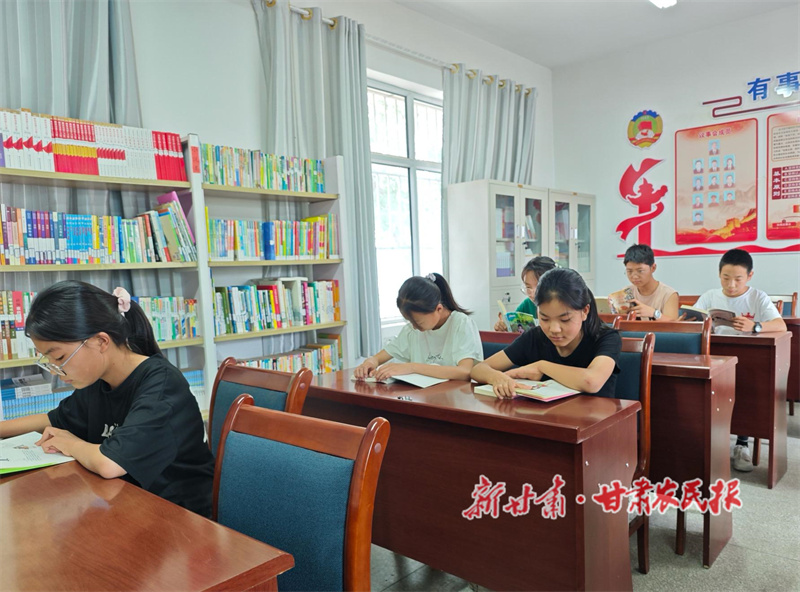 古浪县：构筑暑期阅读乐园，厚植乡村文化根基
