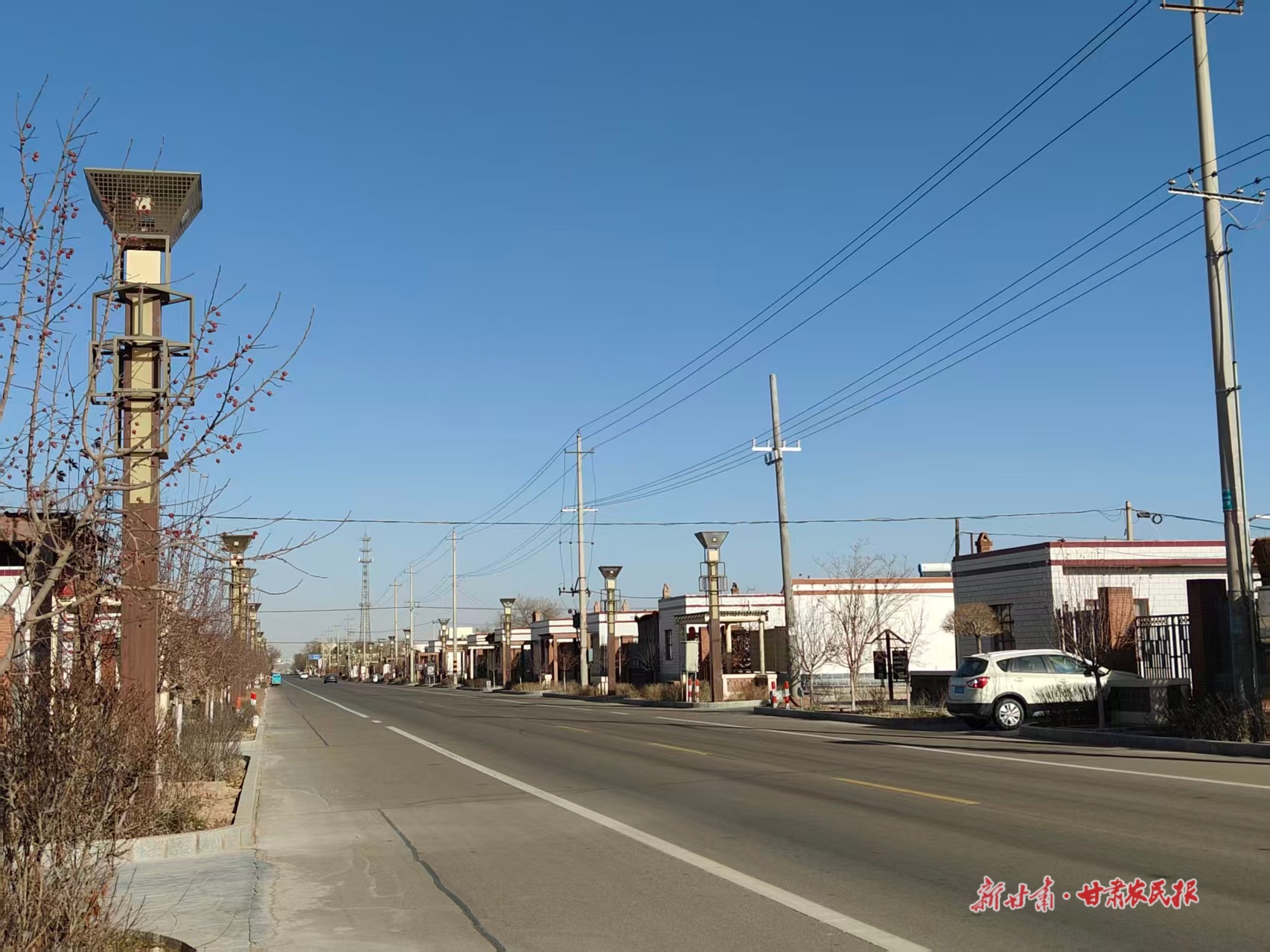 【四中全会精神在基层&mdash;&mdash;高质量发展调研行】村里有了城市&ldquo;标配&rdquo;&mdash;&mdash;金昌市金川区陈家沟村城乡融合见闻