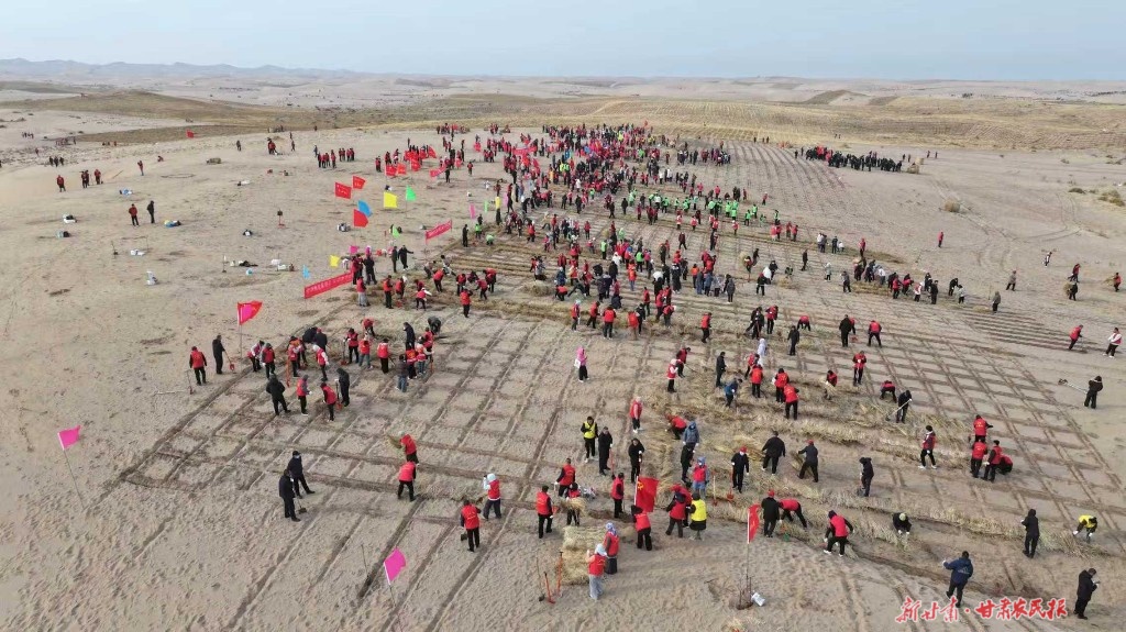 【四中全会精神在基层&mdash;&mdash;高质量发展调研行】风沙中，看见民勤治沙新答案
